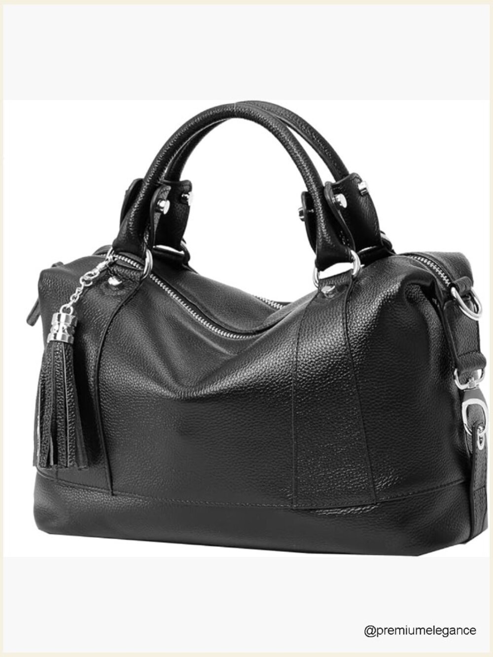 Genuine Leather Satchel Tote Crossbody Handbag Hobo Purse